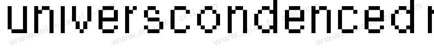 universcondenced reg字体转换